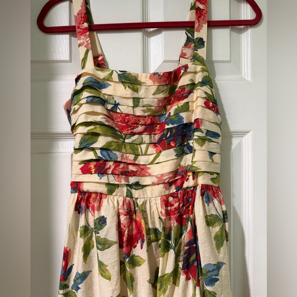 Abercrombie floral tiered maxi dress, size S - Picture 2 of 8